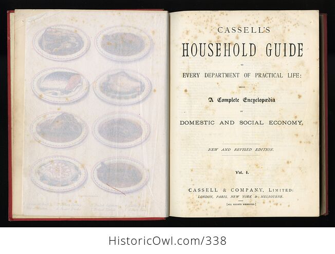 Cassells Household Guide to Every Department of Practical Life Being a Complete Encyclopedia of Domestic and Social Economy in Four Volumes - #lmCbyaxB1Ss-2