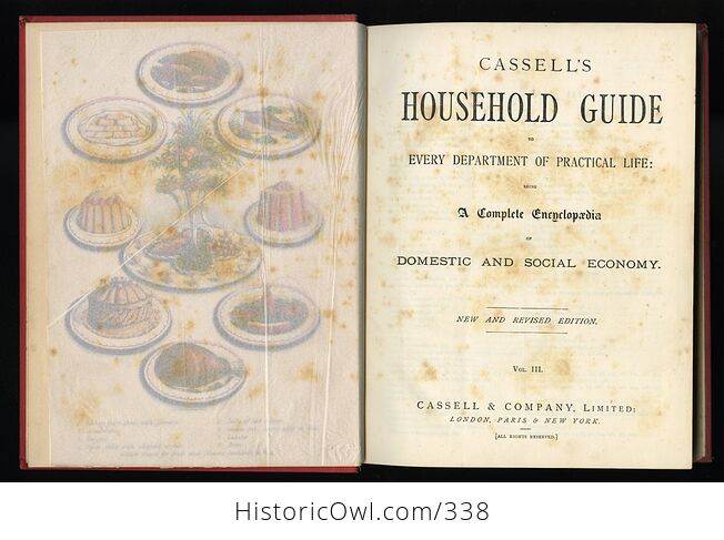 Cassells Household Guide to Every Department of Practical Life Being a Complete Encyclopedia of Domestic and Social Economy in Four Volumes - #lmCbyaxB1Ss-13