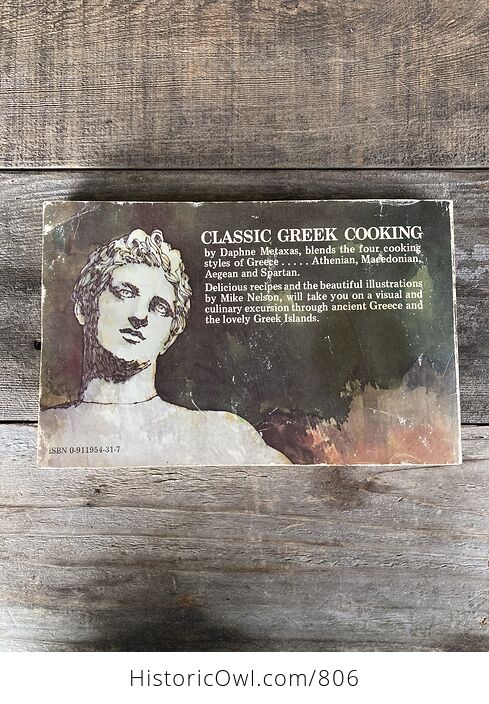 Classic Greek Cooking Paperback Book by Daphne Metaxas C1974 - #Z5pMnePpvuw-3