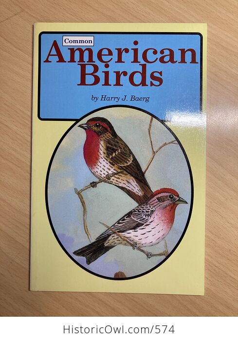 Common American Birds Book by Harry J Baerg C1994 - #D48Y7NU1TBM-1
