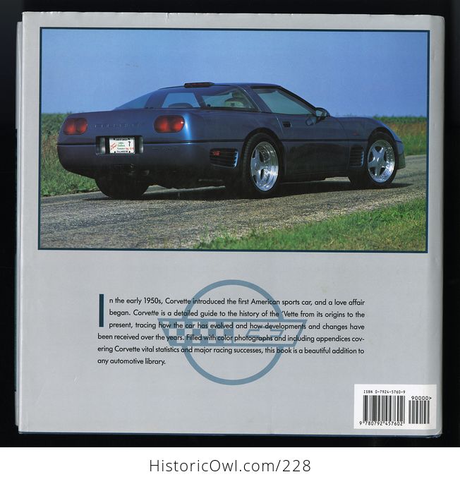 Corvette an American Classic Book by John F Katz C1993 - #Br0OfQ5N4lA-2
