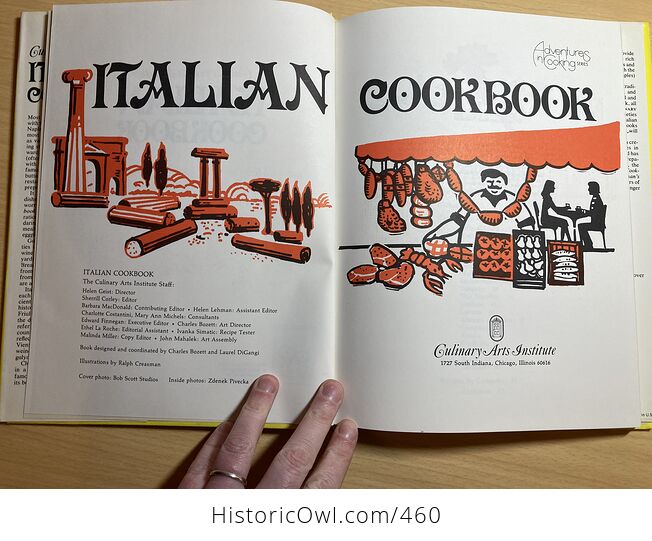 Culinary Arts Institute Italian Cookbook Adventures in Cooking C1977 - #8AU0HPkmU18-4