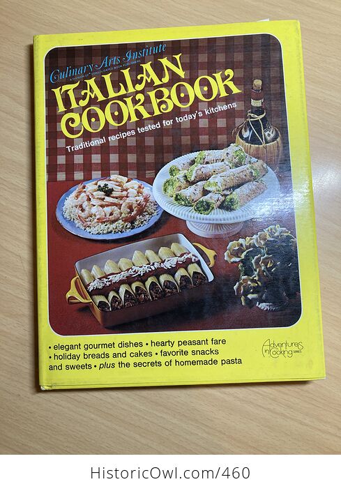 Culinary Arts Institute Italian Cookbook Adventures in Cooking C1977 - #8AU0HPkmU18-1