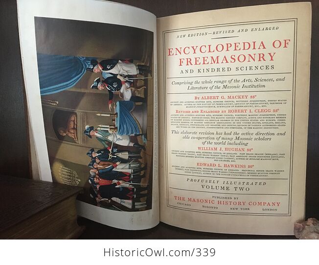 Encyclopedia of Freemasonry and Kindred Sciences by Albert G Mackey C1929 - #u4ClG1117L4-11