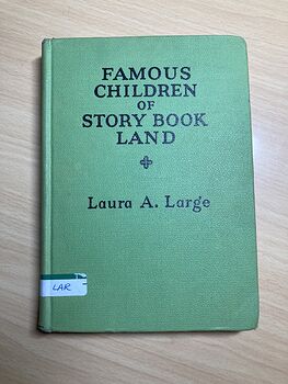 Famous Children of Storybook Land by Laura Large C1935 #HkN3Whp9nuM