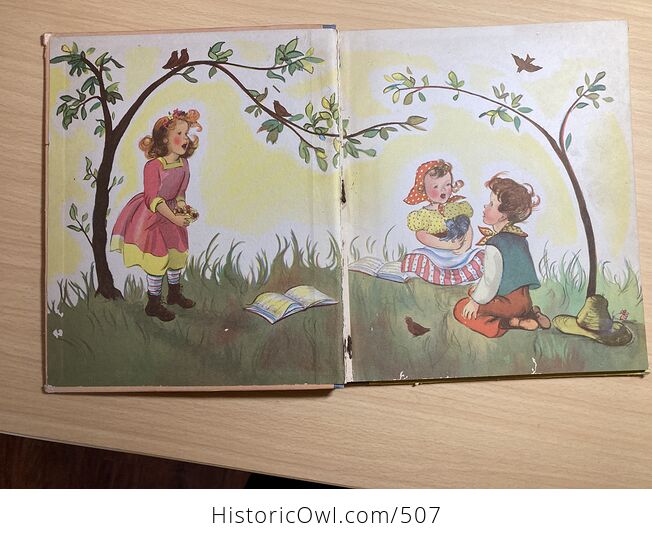 Favorite Nursery Songs Vintage Book by Pelagie Doane C1941 - #8Tx435azB9E-3