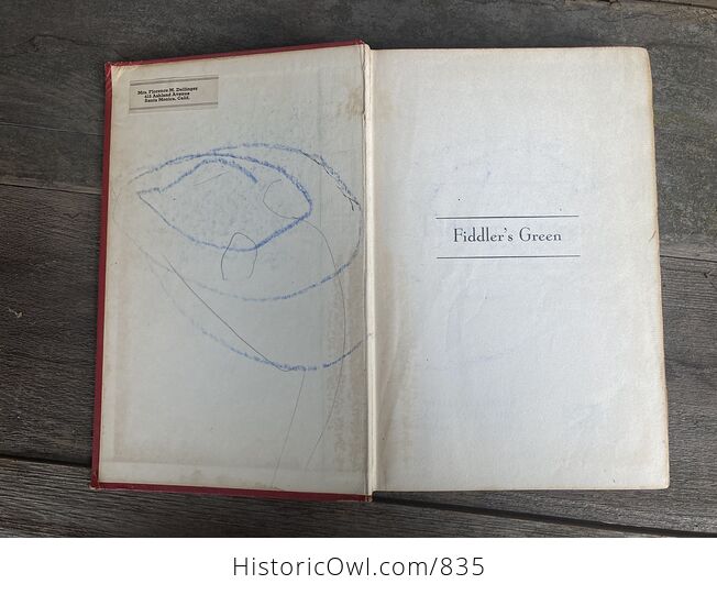 Fiddlers Green Vintage Book by Ernest K Gann William Sloane Associates C1950 - #uoG1CczFdZg-3