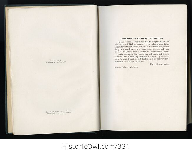 Fishes Book by David Starr Jordan C1925 - #mrkFhL7Yu2o-5