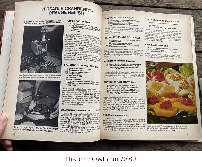 Five Seasons Cranberry Book with Recipes C1971 - #nsHkObpt1cc-10
