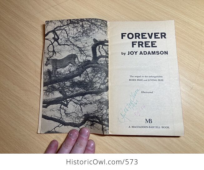 Forever Free by Joy Adamson C1964 - #x86nRNDhopA-3