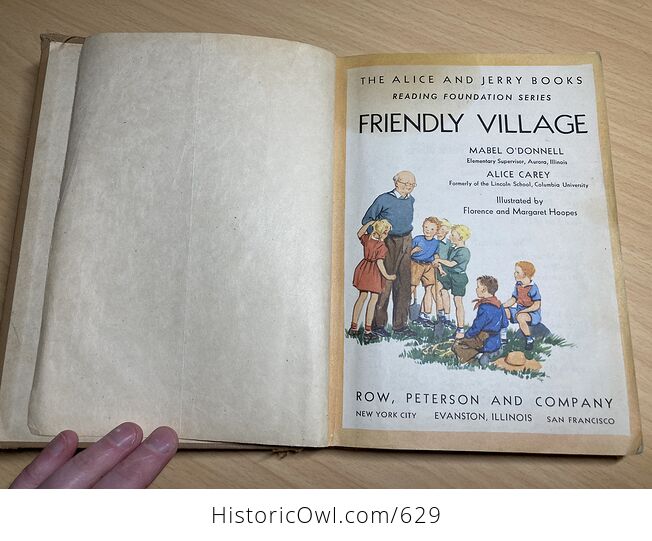 Friendly Village the Alice and Jerry Books by Mabel Odonnell and Alice Carey C1941 - #h7r66Yqamuw-4