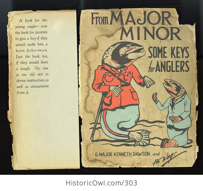 From Major to Minor Some Keys for Anglers Antique Illustrated Book by Major Kenneth Dawson C1928 - #YEt5sX8ZHYE-10