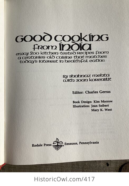 Good Cooking from India Book by Shahnaz Mehta with Joan Korenblit C 1981 - #eG9B2nBHJAc-3