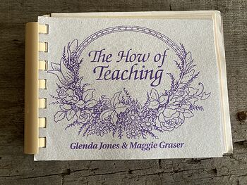 Handmade Book the How of Teaching by Glenda Jones and Maggie Graser C1993 #hfLptCuRb2U