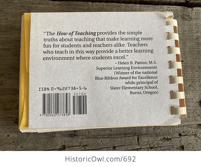 Handmade Book the How of Teaching by Glenda Jones and Maggie Graser C1993 - #hfLptCuRb2U-11