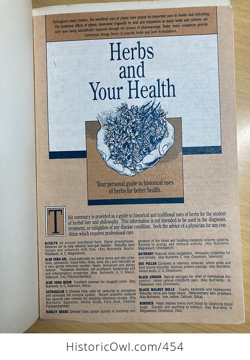 Herbally Yours Third Edition Book by Penny C Royal C 1986 - #fQj82RlpP7Y-3