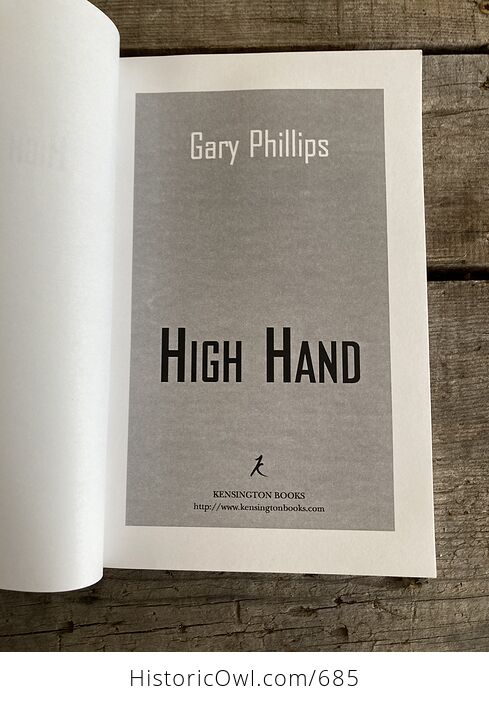 High Hand Uncorrected Proof Paperback Book by Gary Phillips C2000 - #TpuG7m59cGQ-3