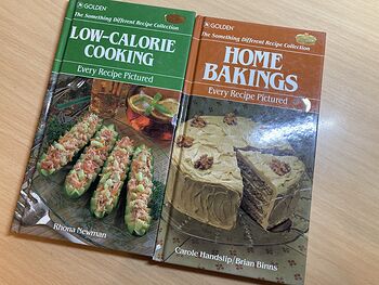 Home Bakings and Low Calorie Cooking Cookbooks Golden the Something Different Recipe Collection C1984 #Or95MwGOTn0