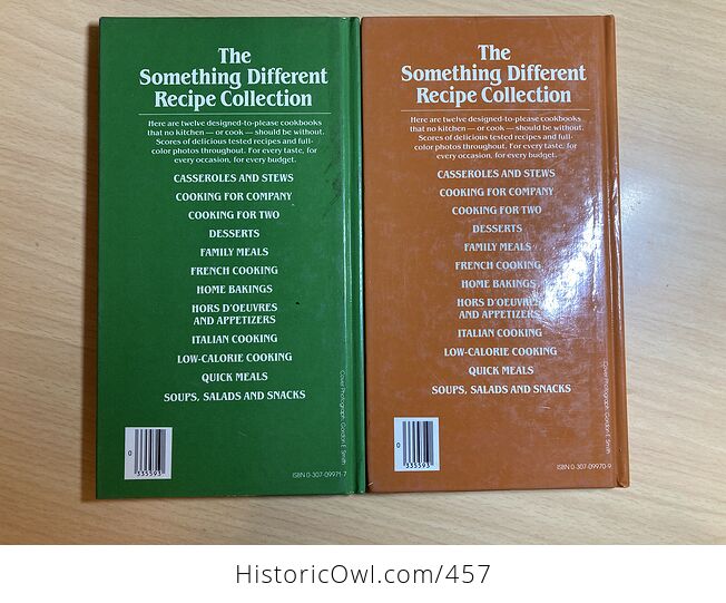 Home Bakings and Low Calorie Cooking Cookbooks Golden the Something Different Recipe Collection C1984 - #Or95MwGOTn0-2