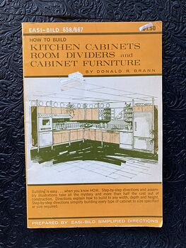 How to Build Kitchen Cabinets Room Dividers and Cabinet Furniture by Donald Brann C1972 #uzpTouYdEUQ
