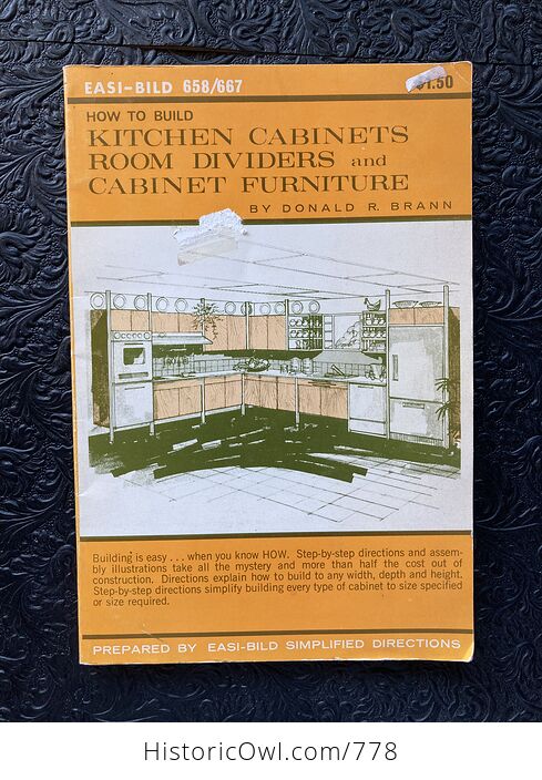 How to Build Kitchen Cabinets Room Dividers and Cabinet Furniture by Donald Brann C1972 - #uzpTouYdEUQ-1