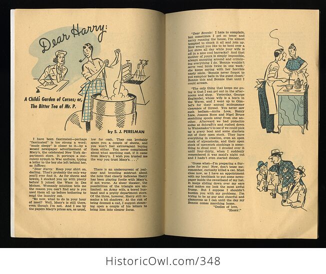 Ill Soon Come Back to You Sweetheart Vintage Stories Cartoons Laughs by R M Barrows C1944 - #DSejl3iUdho-3
