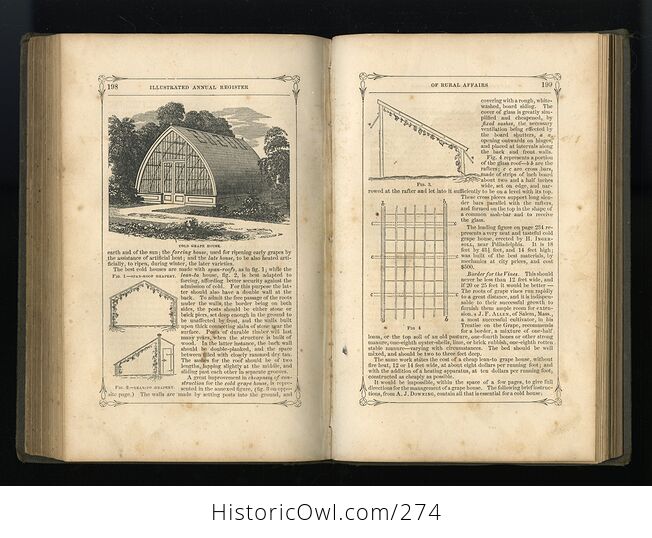 Illustrated Annual Register of Rural Affairs 1855 1856 1857 Antique Book C1858 - #JnYyyhhfWxw-2