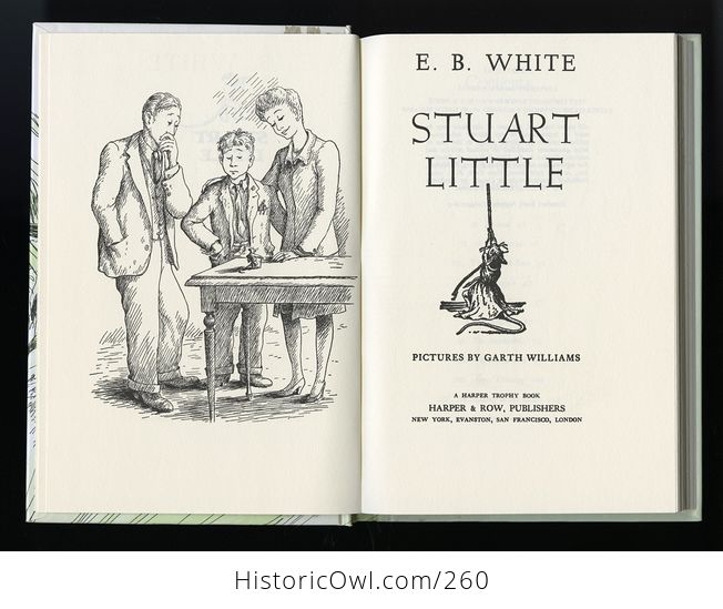 Illustrated Hardcover Book Stuart Little by E B White C 1973 - #Ui5gTe9zyHE-4