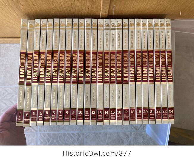 Illustrated World War Ii Encyclopedia Complete 24 Volume Book Set C1978 - #9gUvsv9H8dU-2