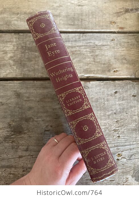 Jane Eyre and Wuthering Heights Adapted by Jerome Carlin and Henry Christ Ruby Withers Jj Little and Ives Globe Book Company C1946 - #wm8DbKHEUBE-1