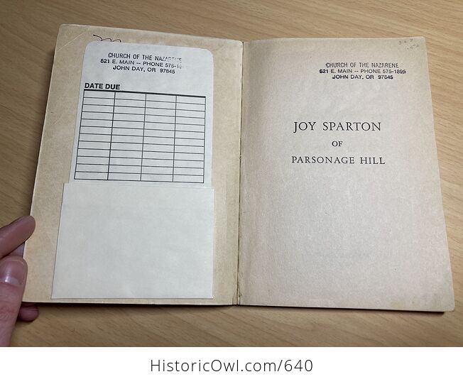 Joy Sparton of Parsonage Hill Vintage Book by Ruth Johnson C1958 - #8O0YYhqApjk-4