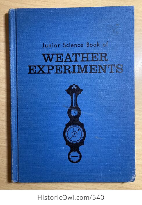 Junior Science Book of Weather Experiments by Rocco V Feravolo C1963 - #fd532HYXyWs-1