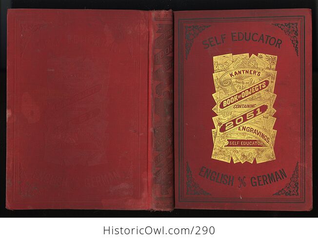 Kantners Illustrated Book of Objects and Self Educator Containing 2051 Engravings with Explanations in English and German C1896 - #UTmRvHbgke4-2