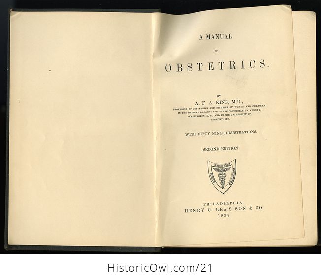 Kings Manual of Obstetrics Antique Illustration Book C 1884 - #FOL6lxEkGJs-10