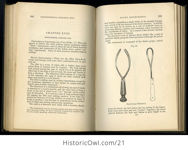 Kings Manual of Obstetrics Antique Illustration Book C 1884 - #FOL6lxEkGJs-4