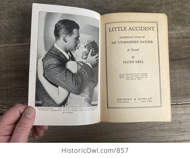 Little Accident Photoplay Title of an Unmarried Father a Novel by Floyd Dell Grosset and Dunlap C1927 - #wzLZSI21JFQ-5
