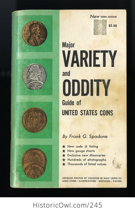 Major Variety and Oddity Guide of United States Coins by Frank G Spadone C1965 - #DaqGvYEzQiM-1