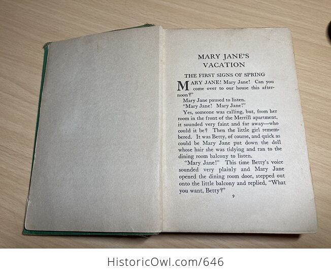 Mary Janes Vacation Antique Book by Clara Ingram Judson C1927 - #NyhYZZZUPpM-9