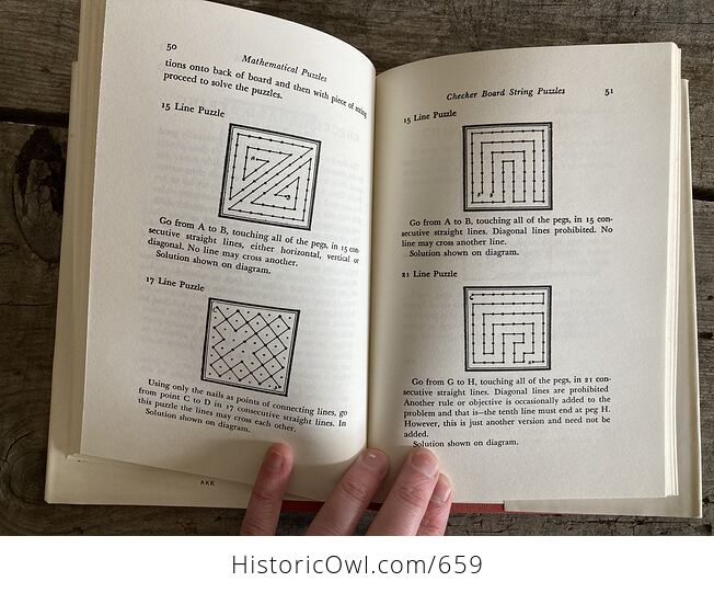 Mathematical Puzzles and Other Brain Twisters by Anthony Filipiak C1952 - #tSmUerYNzXo-9