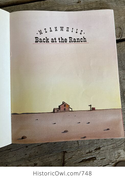 Meanwhile Back at the Ranch Book by Trinka Hakes Noble C1987 - #qlG5151RaEQ-7