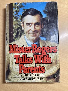 Mister Rogers Talks with Parents Rare Hardcover Book C1983 #NwXWIOUZSZ4