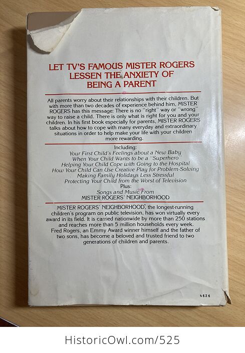 Mister Rogers Talks with Parents Rare Hardcover Book C1983 - #NwXWIOUZSZ4-2