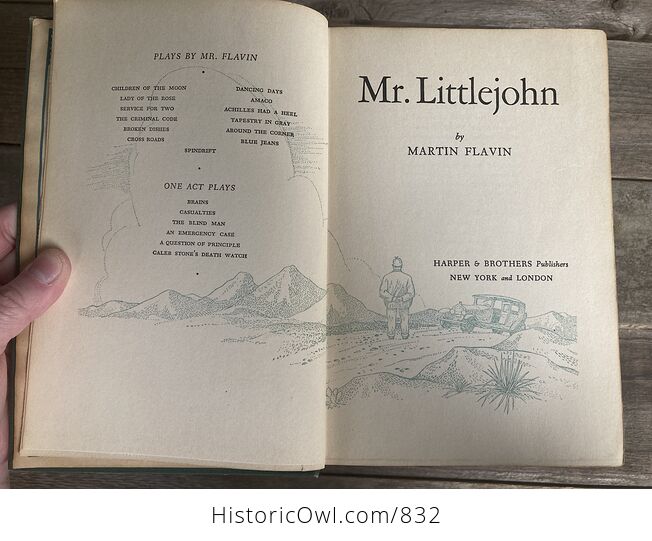 Mr Littlejohn Vintage Book by Martin Flavin C1940 - #neZPmRwsvQY-5