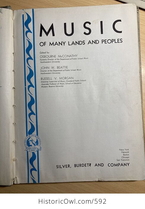 Music of Many Lands and Peoples Antique Book by Mcconathy Beattie and Morgan C1932 - #mlS22L8UQKc-4