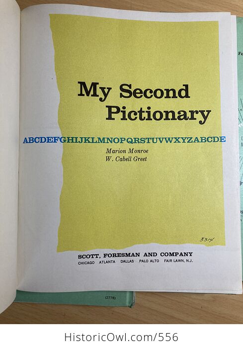 My Second Pictionary Book for Children by Marion Monroe and W Cabell Greet C1964 - #LC11nHliQVY-7