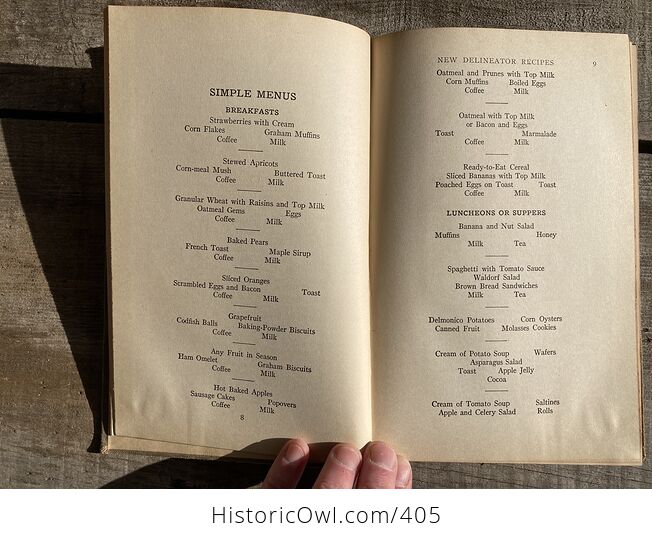 New Delineator Recipes Vintage Book C1929 - #FmcGXLj57sE-8