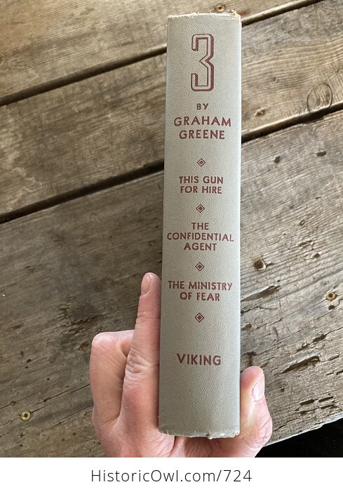 Novel 3 by Graham Greene Including This Gun for Higher the Confidential Agent and the Ministry of Fear - #QVuez71mGFI-8