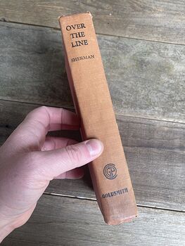 Over the Line Vintage Book by Harold M Sherman the Goldsmith Publishing Company C1929 #LOM7KeKrVvw