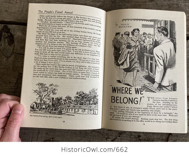 Peoples Friend Annual Vintage Book - #xDZnXDgny6I-9