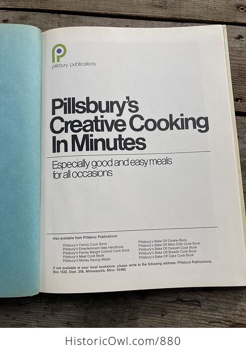 Pillsburys Creative Cooking in Minutes Especially Good and Easy Meals for All Occasions C1971 - #wWjagYEUtrI-4